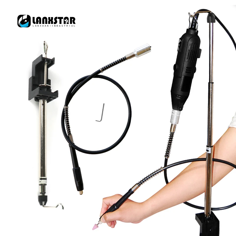 

Hand Drill Flexible Shaft Hanging Support Grinder Holder Hang Bracket Stander Dremel Style Rotary Tool Accessories Shafts