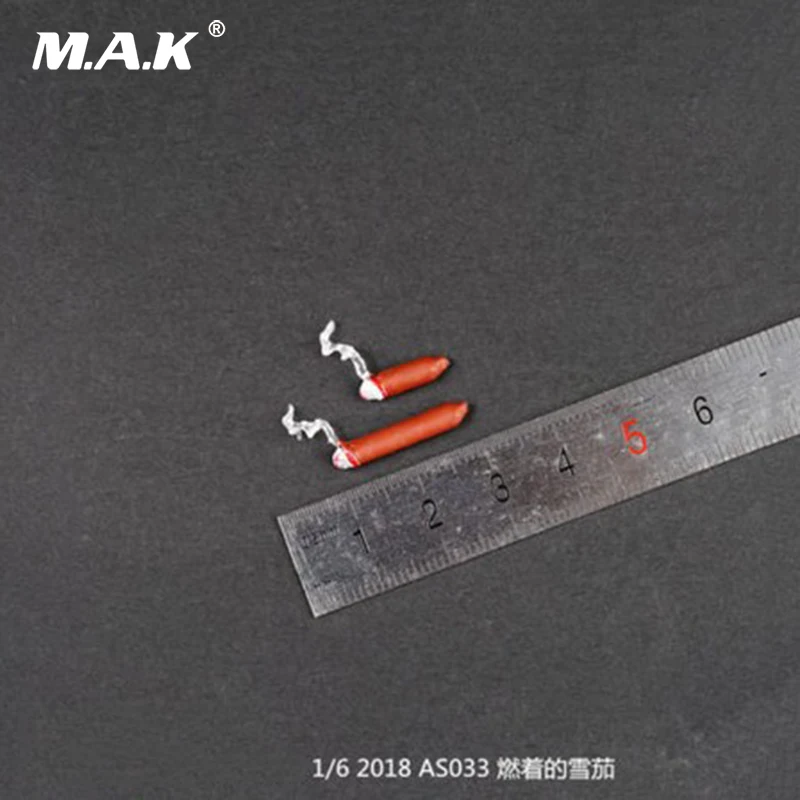 2018 AS033 масштаб 1:6 горящие сигареты модели сигарет игрушки для 12-дюймовых