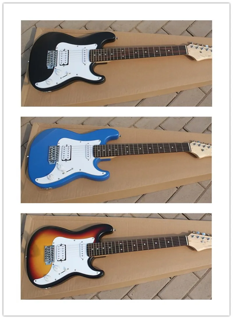 

Three Colors Can be Choosed Children Electric Guitar with 2 Pickups, Rosewood Fretboard,Chrome Hardwares,Offer Customized