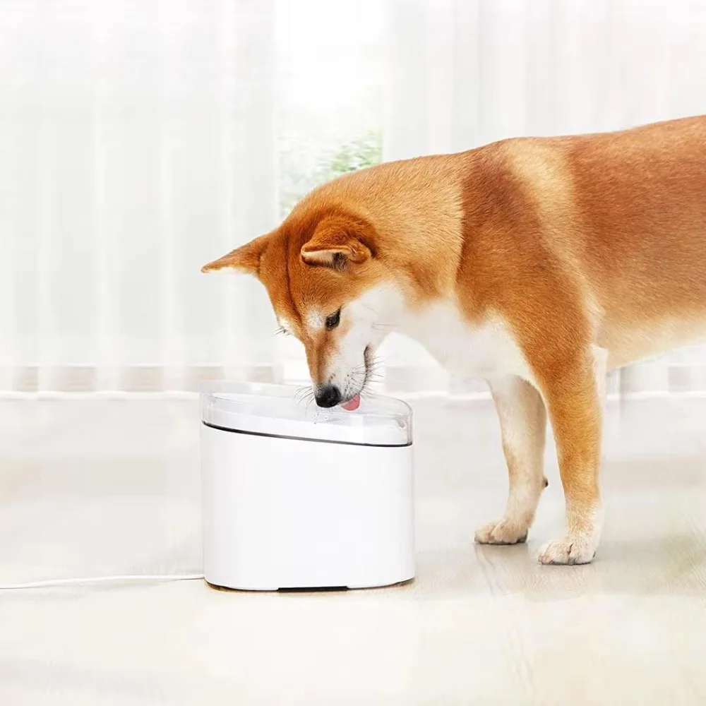  Original Xiaomi Mijia Kitten Puppy Pet Water Dispenser For Dog And Cat Clear Water White Color Smal