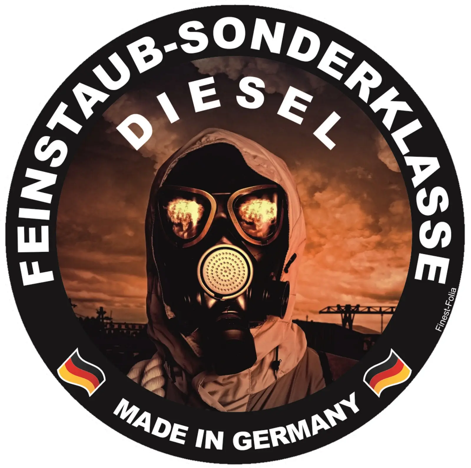

Fine dust sticker Special badge DIESEL Environmental sticker Euro 4 6 foil