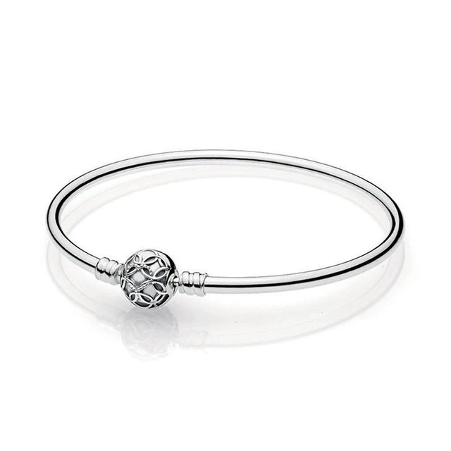 

Fanier 100% 925 Sterling Silver 1:1 Celebration Comemorative Edition Boundary Bracelet Jewels Original Brand New 597137