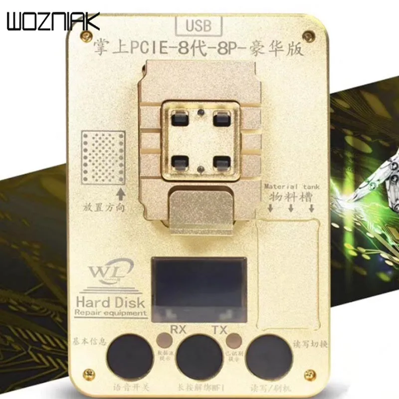 

WL 64 Bit IC Chip Programmer 64 hard disk test for iphone hard disk repair instrument for iPhone5s / 6 /6plus for ipad change SN