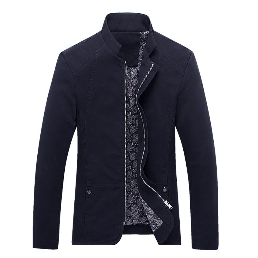 Mountainskin Plus Size Men's Jackets Casual Mens Coats Fashion Slim Fit Male Jacket Solid Men Coat Brand Outerwears 5XL LA501