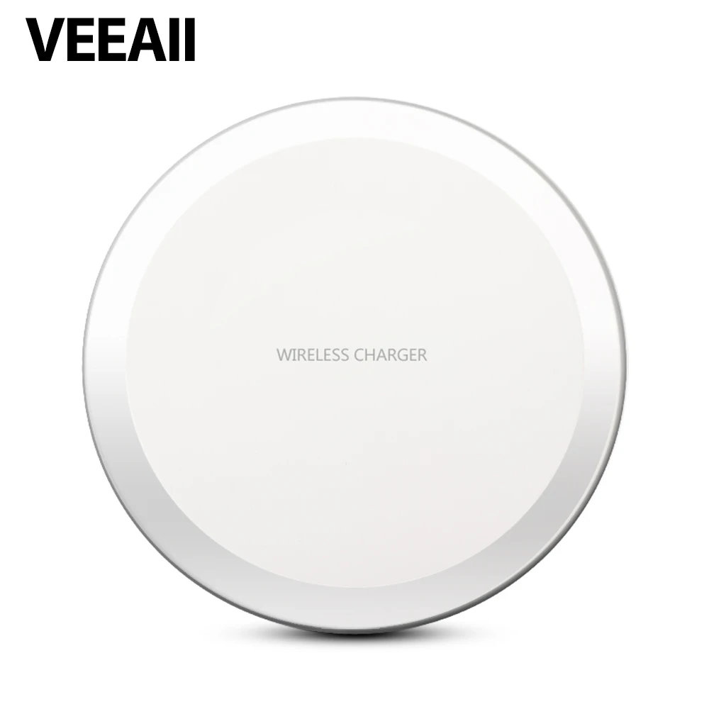 

VEEAII 5W Wireless Charger For iphone x iphone 8 case 7 plus phone case Wireless Charging Pad For Samsung Galaxy S9