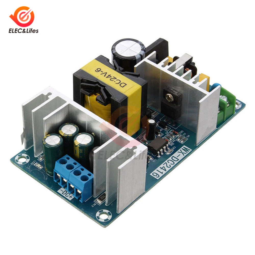 AC DC модуль источника питания 100 240V to 24V 9A 150W плата импульсного выходной ток 6A ~