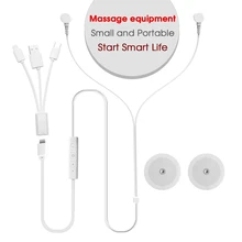 YOUKE USB Smartphone Portable Muscle Stimulator Massage EMS Vibrator treatment Electric Massager for the Body mini handheld electric massager head body muscle vibrator