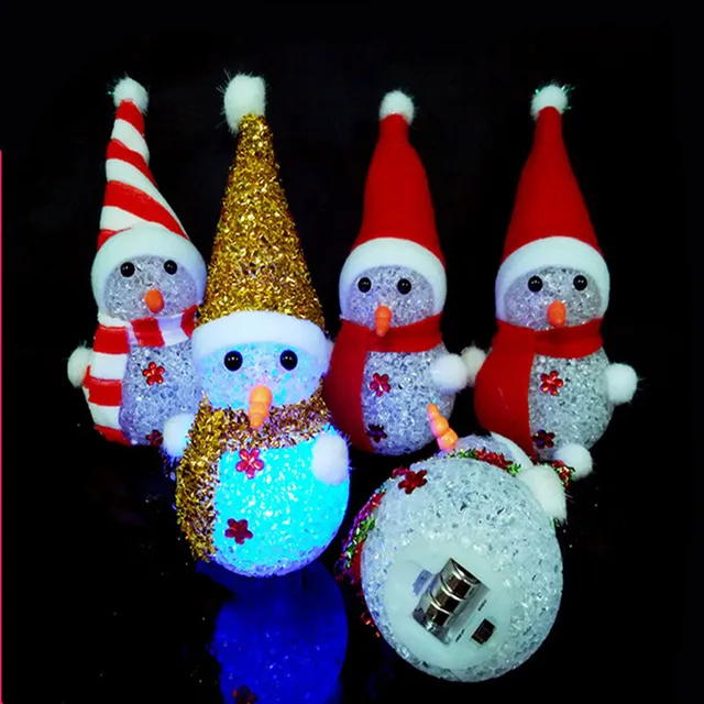 2017 santa claus xmas tree hanging lighted luminous snowman deer christmas decoration home new year noel - Hanging Lighted Christmas Decorations 2017 santa claus xmas tree hanging lighted luminous snowman deer christmas decoration home new year noel - Hanging Lighted Christmas Decorations