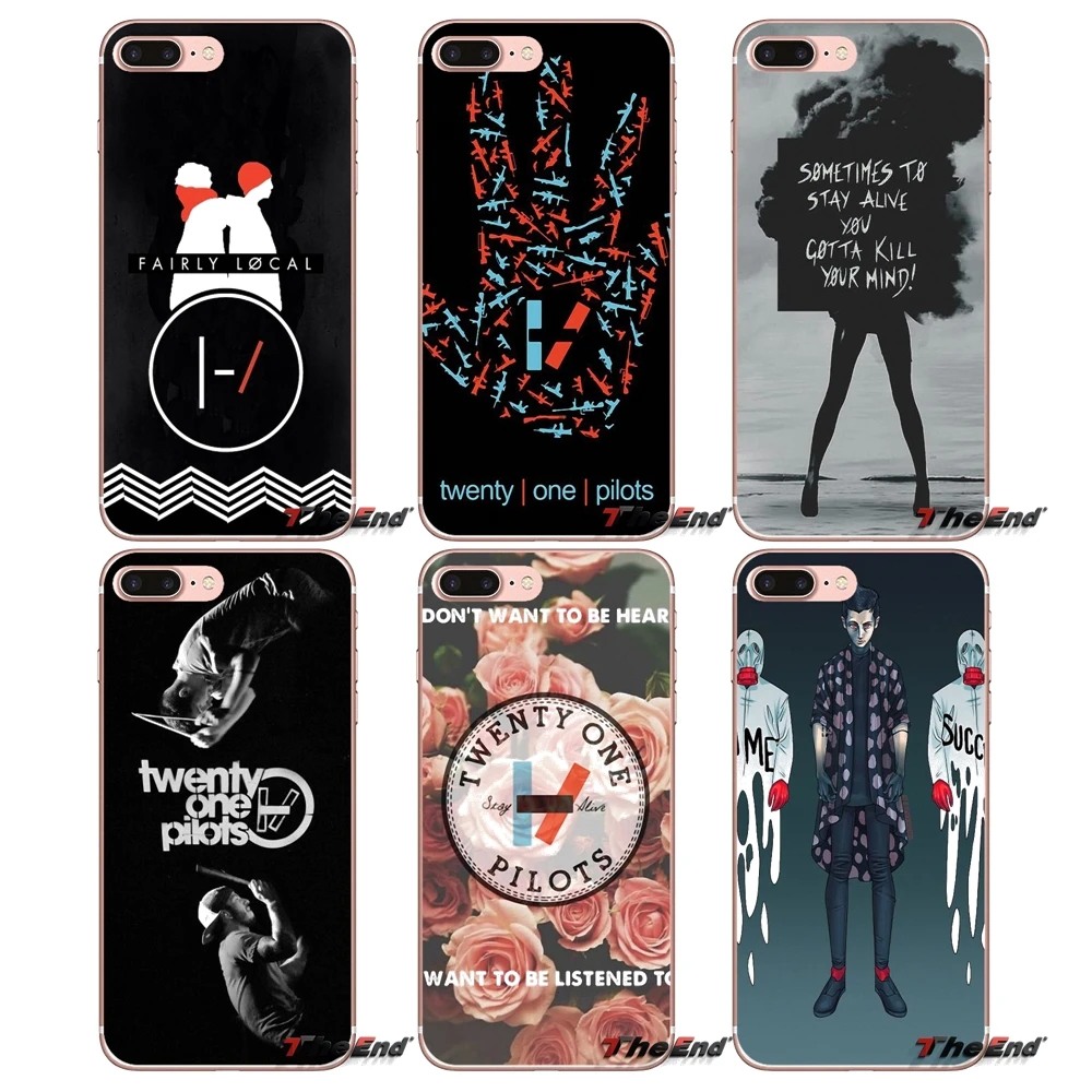 For Samsung Galaxy J1 J2 J3 J5 J7 A3 A5 A7 2015 2016 2017 J530 J730 Fundas Coque 21 Twenty One Pilots Poster Silicone Case | Мобильные