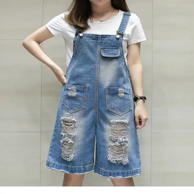 baggy overalls shorts