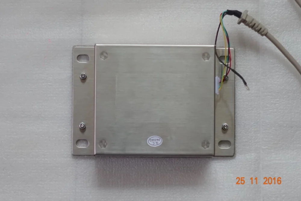 Прочная клавиатура USB из нержавеющей стали с подсветкой, IP65 водонепроницаемая металлическая клавиатура с подсветкой и матричными клавишами 4X4