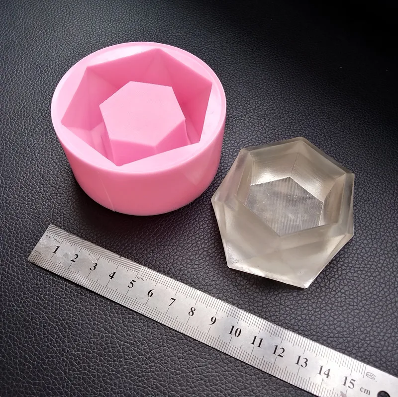Handmade Silicone Mold Desktop Display Craft Concrete Planter Mould for Flower pot vase making Cement flowerpot maker