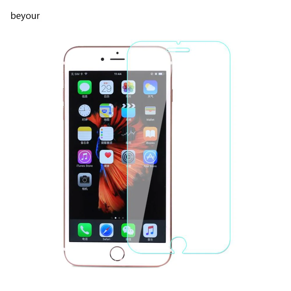 

Tempered Glass Screen Protector For iPhone 8 7 6 6s Plus Protection HD Film For iPhone X 7 Plus Protective Glass 2 Pieces
