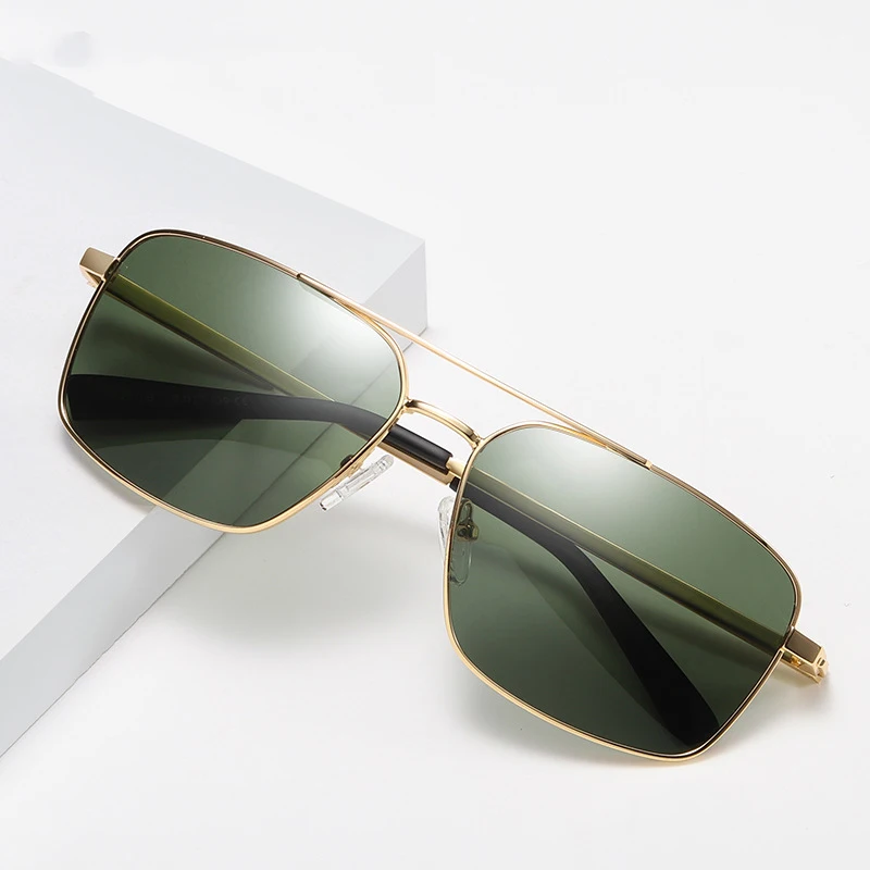 Винтаж двойной луч металла рамки солнцезащитные очки для женщин для мужчин ретро интимные аксессуары óculos де Сол