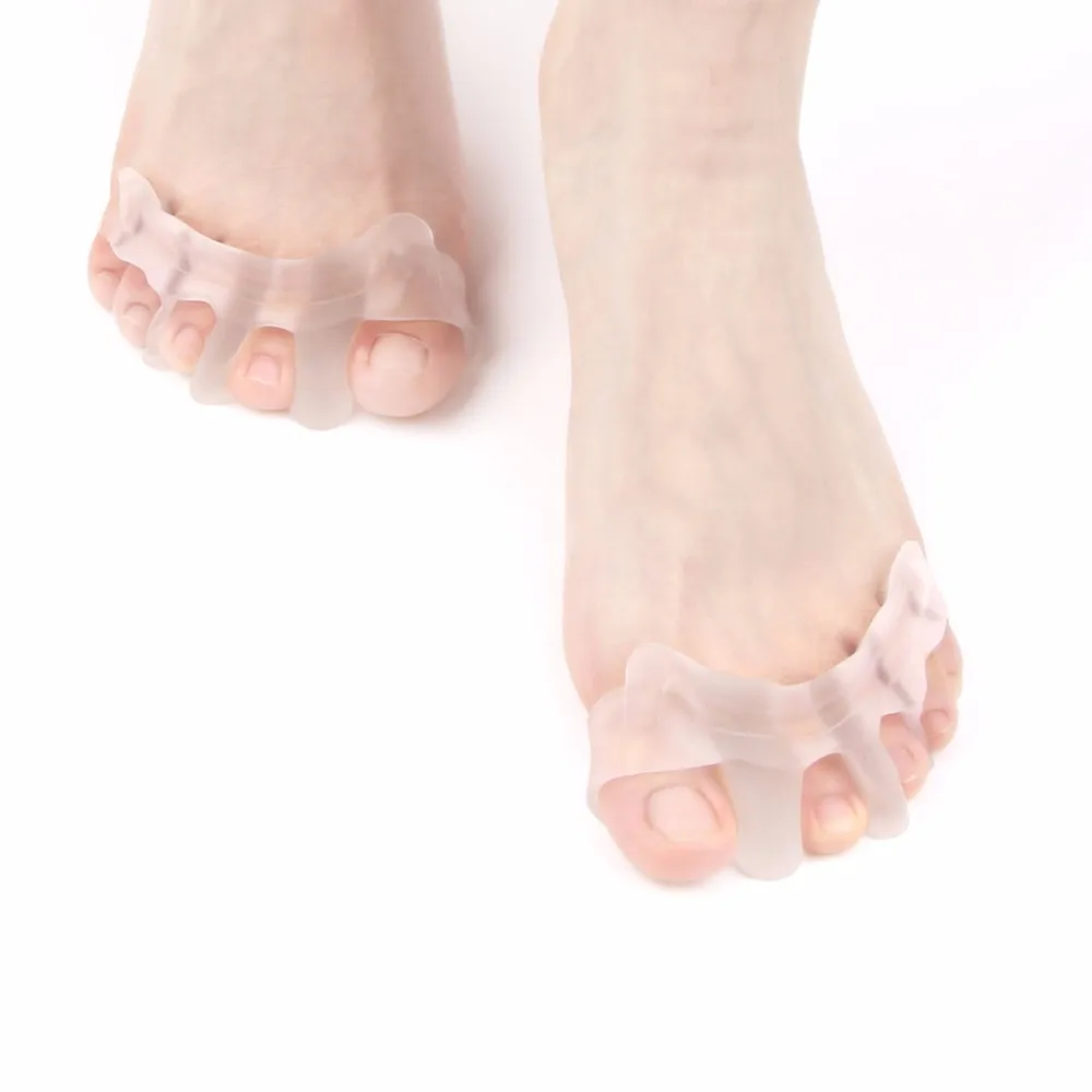 

Toe Orthopedic Supplies Gel Toe Separator Stretcher for Dancer Yogis Athlete Bunion Relief Hammer Claw Crooked Toes Straightener