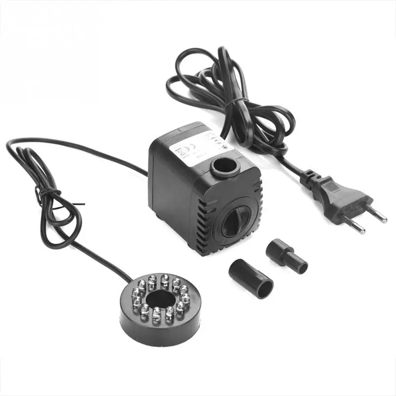 

Ultra-Quiet Submersible Water Pump with LED Light Fish Pond Aquarium Tank Fountain Submersible motor Pump For Fish Tank