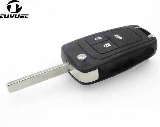 Blank Car Key Blanks Case Modified Folding FLip remote key shell for Chevrlet Cruze Spark | Автомобили и мотоциклы