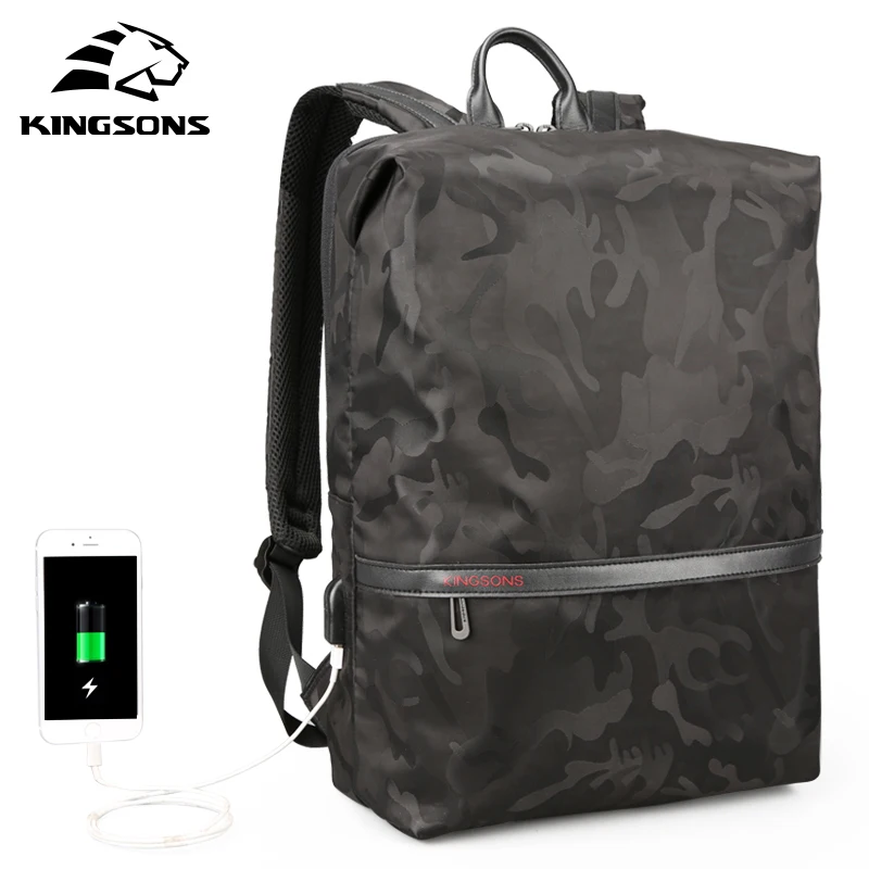 

Kingsons New Arrival Men Women Fashion Backpack Leisure Travel Backpack 15.6 inches Laptop Backpack Student Bag Free Shipping