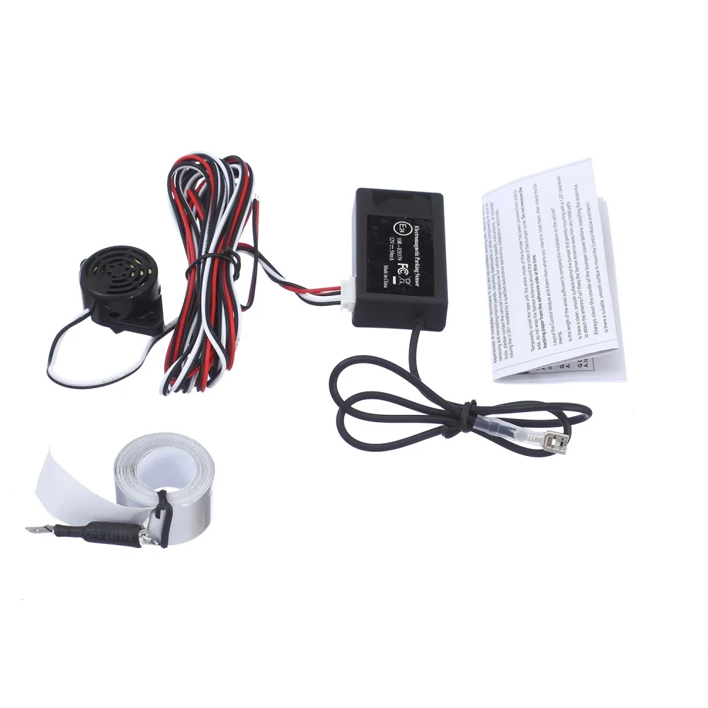 Auto Electromagnetic Parking Sensor no holes need easy install parking radar Bumper guard back-up