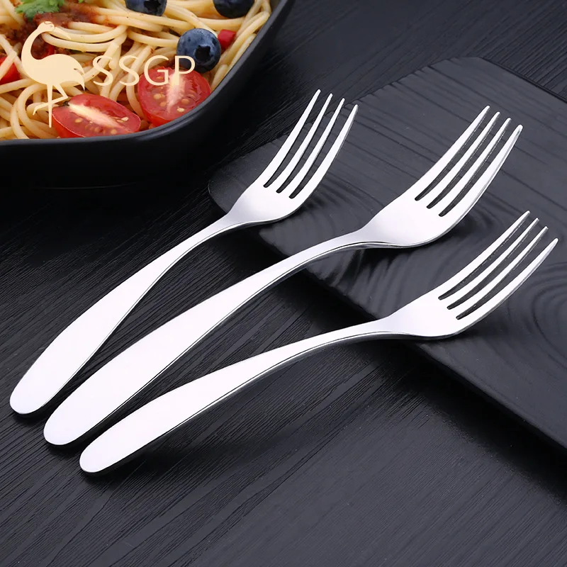 Muti functional Kitchen Stainless Steel Fork BBQ Dinner Fruit Dessert