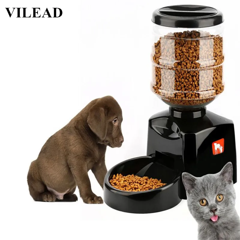 VILEAD Super Smart Automatic Pet Feeder 5.5 Liter Large Timer Automatic