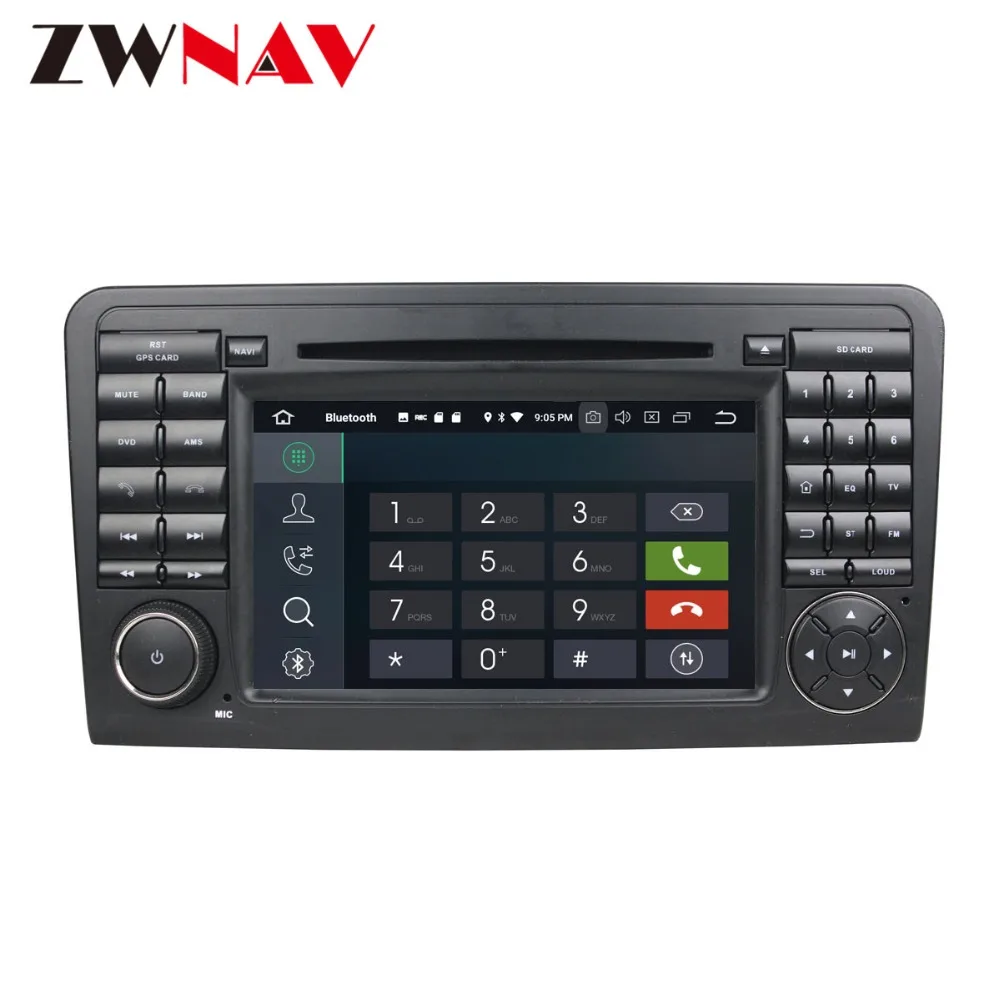 Flash Deal Android 8 Car DVD Player GPS navigation For Mercedes Benz ML CLASS W164 2005-2012 head unit multimedia player tape 2