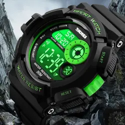 2017 новые мужские спортивные часы Skmei брендовые военные часы светодио дный повседневные светодиодные цифровые часы электронные наручные