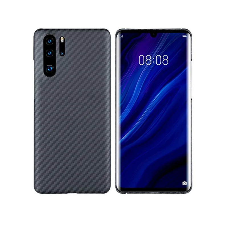 Углеродное волокно Материал защита мобильного телефона для huawei P30pro huawei P30 тонкий светильник