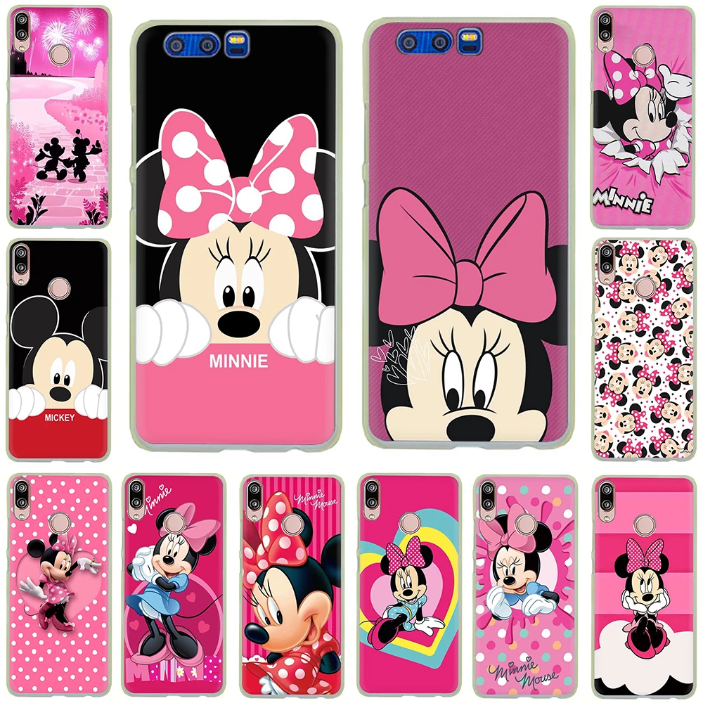

Minnie Mouse Girls Cute Hard Phone Case for Huawei P30 P20 P9 P10 Plus P8 Pro Lite Mini P smart Z Plus