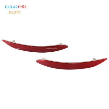 

CloudFireGlory 63147314883 63147314884 Pair Left+Right Rear Bumper Reflector Light Lamp Red For BMW E84 X1 2013 2014 2015