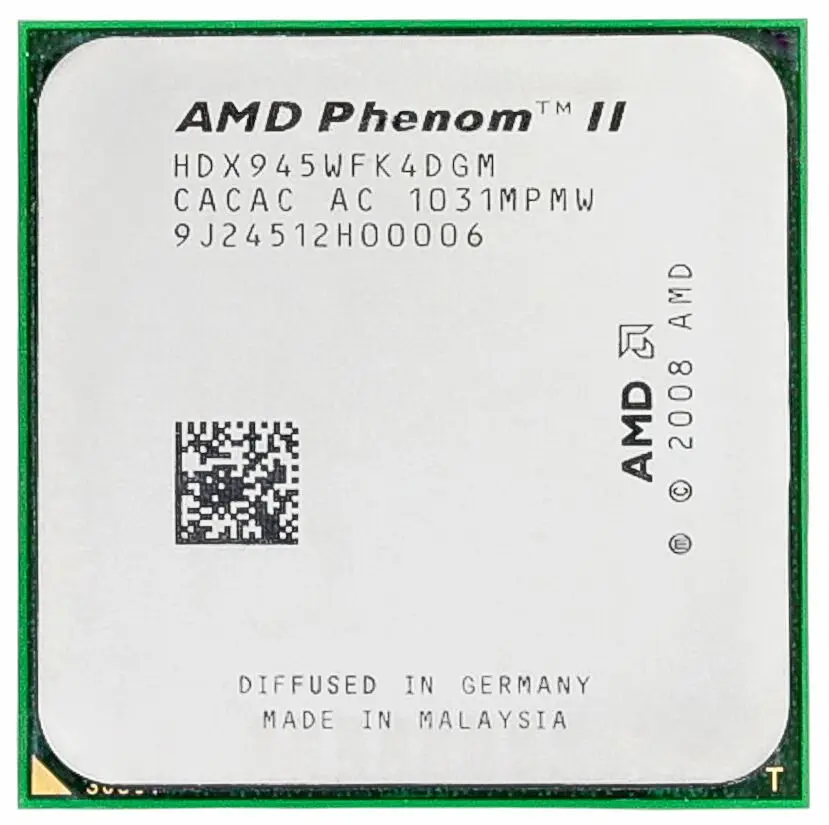 

Free Shipping Original AMD Phenom II X4 945 CPU processor 3.0GHz Socket AM2+/AM3 938pin L3/6M Quad-CORE scrattered pieces
