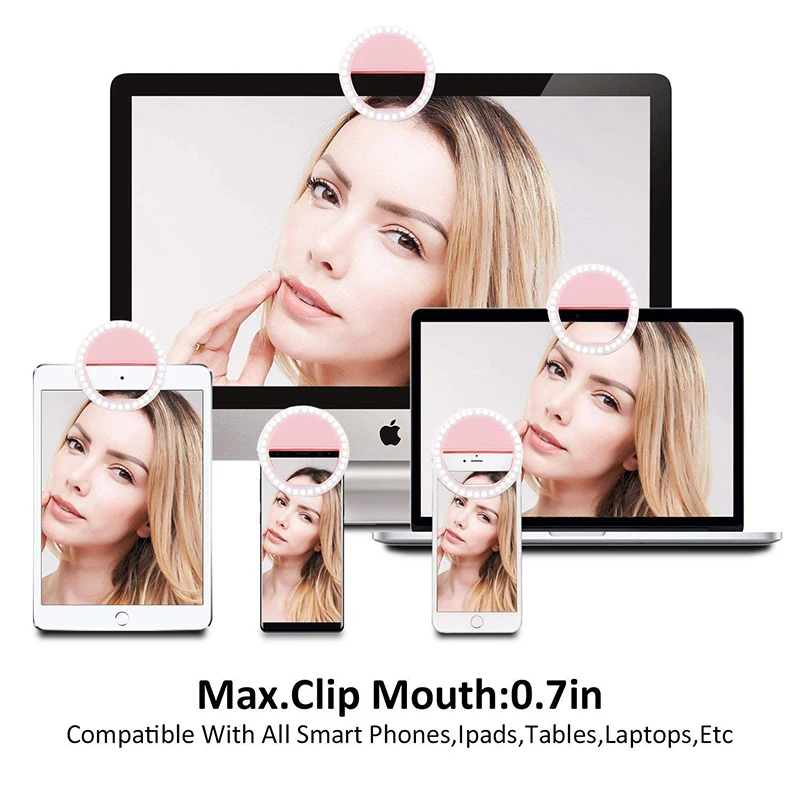 الهاتف المحمول إضاءة السليفي 3 اللون USB شحن مصباح محمول حلقة فلاش العدسات ل أبل سامسونج Xiaomi كاميرا ملء أضواء الهاتف المحمول إضاءة السليفي 3 اللون USB شحن مصباح محمول حلقة فلاش العدسات ل أبل سامسونج Xiaomi كاميرا ملء أضواء