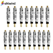 Серебряный Съемный клапан Presta Замена сердечника для велосипеда MTB/дорожный велосипед сердечник клапана Presta к Schrader французский воздушный насос ValveZ95