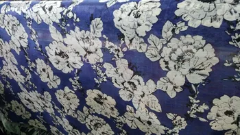 

French Lace flax cotton fabric Sewing silk linen Fabric Woven Material Curtain Tulle Blous Dress calico Prints Textile telas
