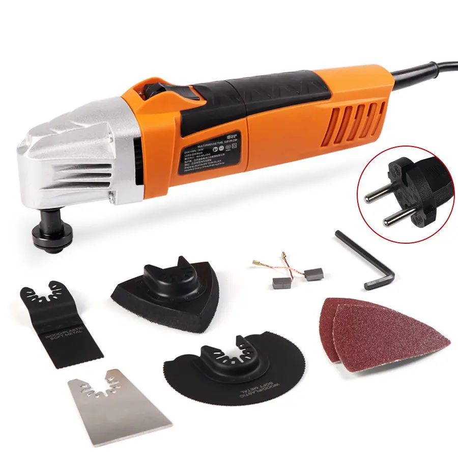 

110V/230V 260W 11000-22000rpm Trimming Machine Oscillating Multi Saw Oscillating Tools US/EU Plug