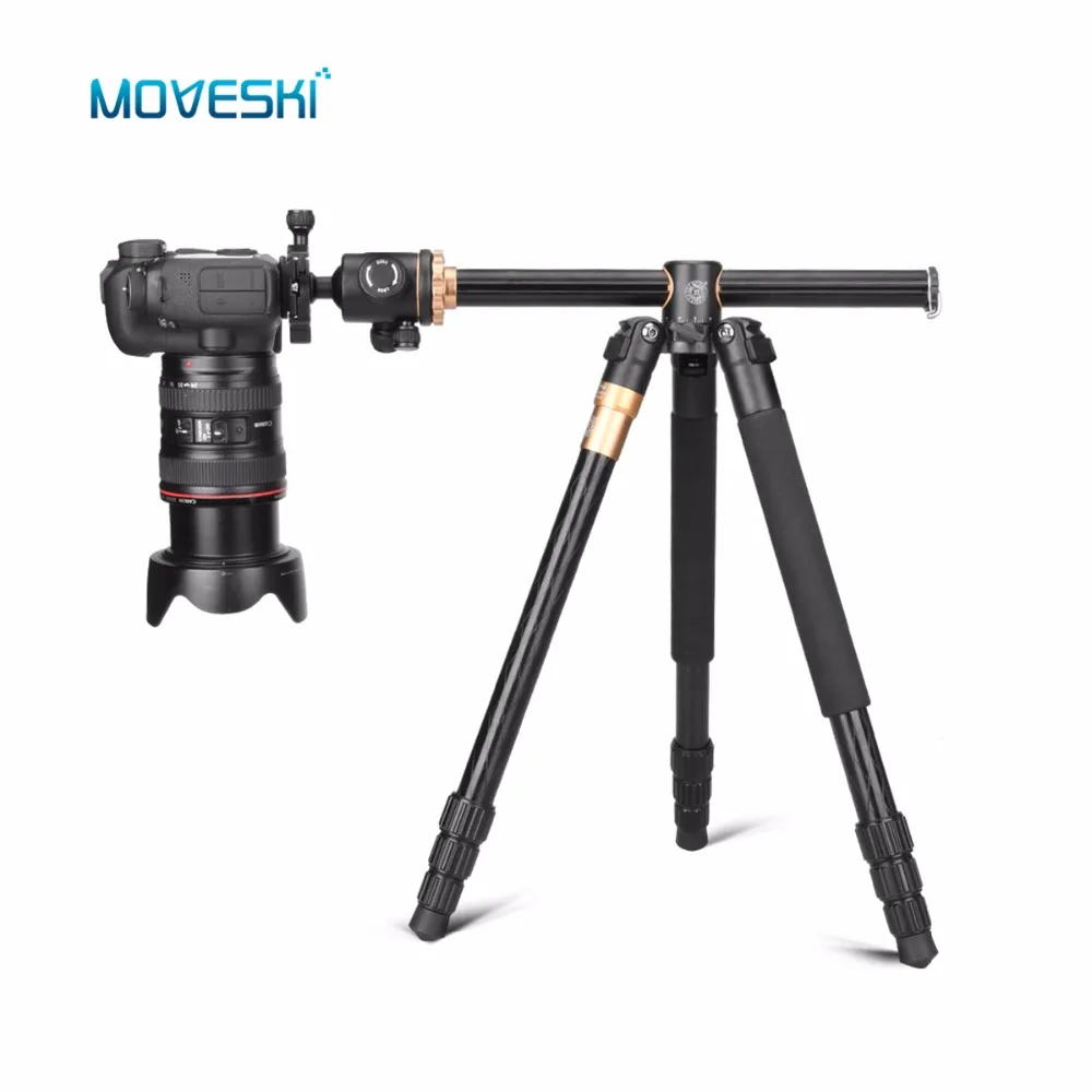 Moveski Q999H поперечный Профессиональный алюминиевый сплав штатив для камеры и