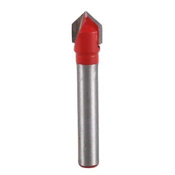 

V Type Slotting Slot Cutter Router Bits 1/4 X 3/8 inch
