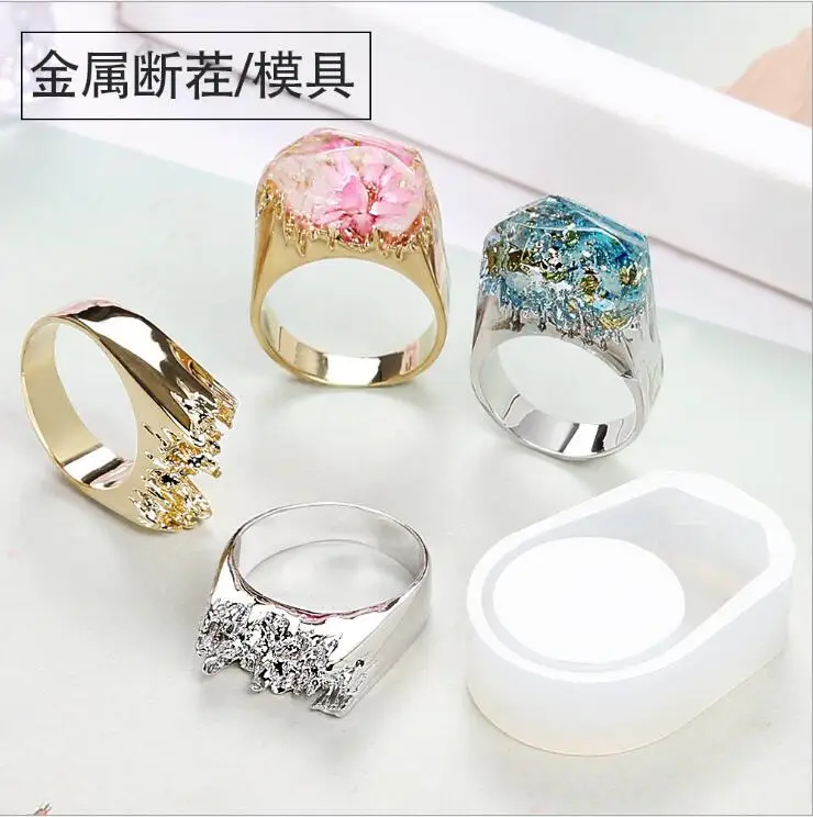 

New Transparent Silicone Mould Dried Flower Resin Decorative Craft DIY mountain peak ring Mold epoxy resin molds for jewelry