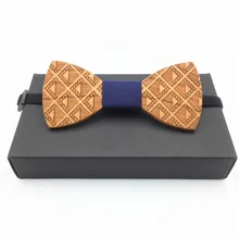 Лидер продаж формальный коммерческий Gravata деревянный галстук мужской сплошной Цвет брак Галстуки для Для мужчин бабочка галстук дерева лук галстук