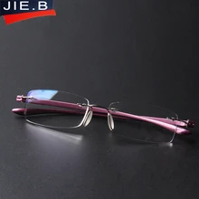 TR-90, бескаркасная металлическая оправа, тонкие портативные черные/красные компактные очки для чтения, Анти-усталость глаз, прочность при дальнозоркости+ 1,0-+ 4,0