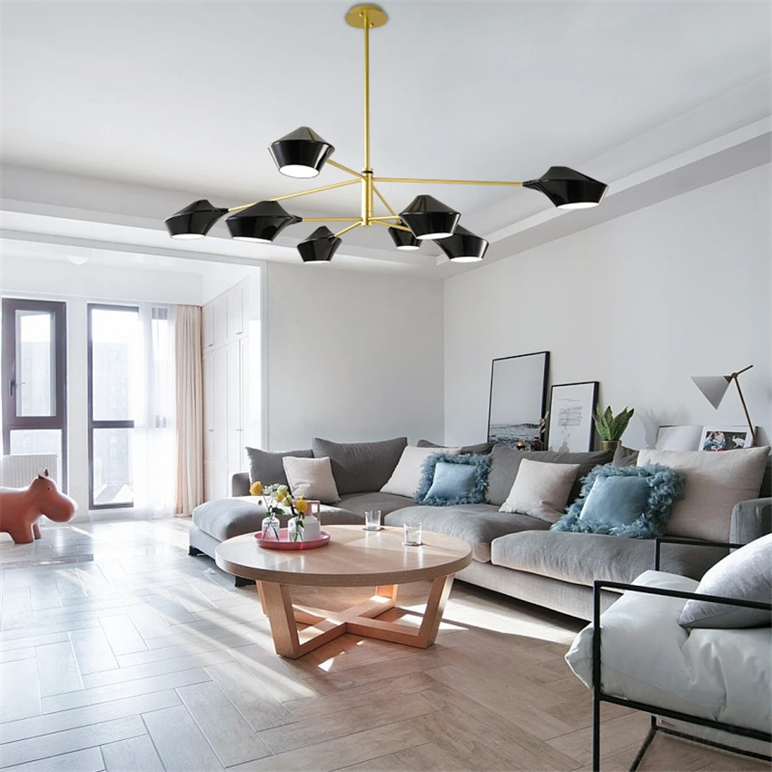 

Modern Original Pendant Lamps Kitchen Dining Bar 3/4/6/8 Heads Pendant Lights Bedroom Living Room Study Lighting Decorative Lamp