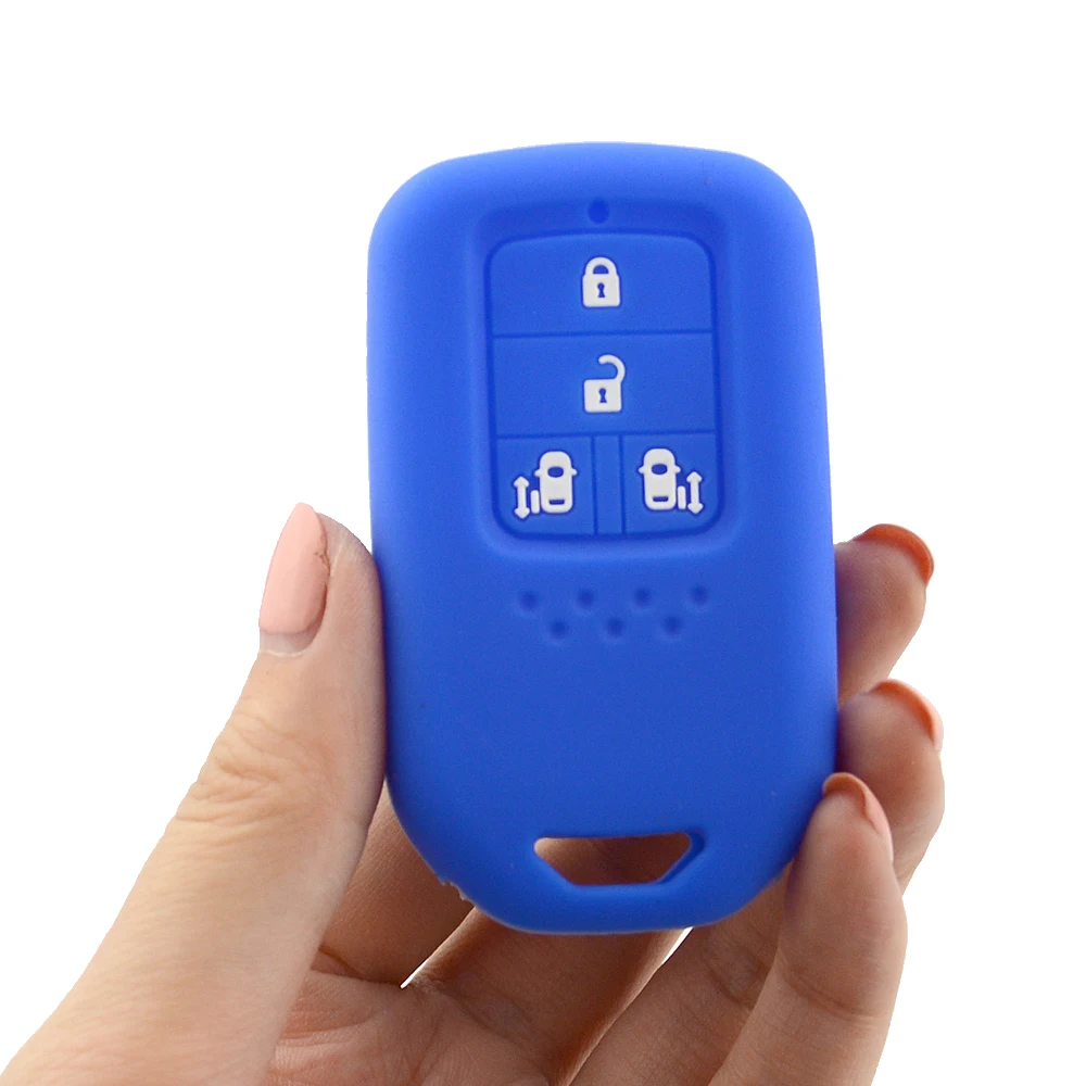 4 buttons silicone car key case for Honda 2