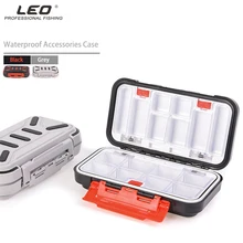 Leo Водонепроницаемый Аксессуар Чехол 25786 сжимающий ударопрочный Fly коробка для рыболовных приманок рыболовные снасти Pesca карп ABS Резина