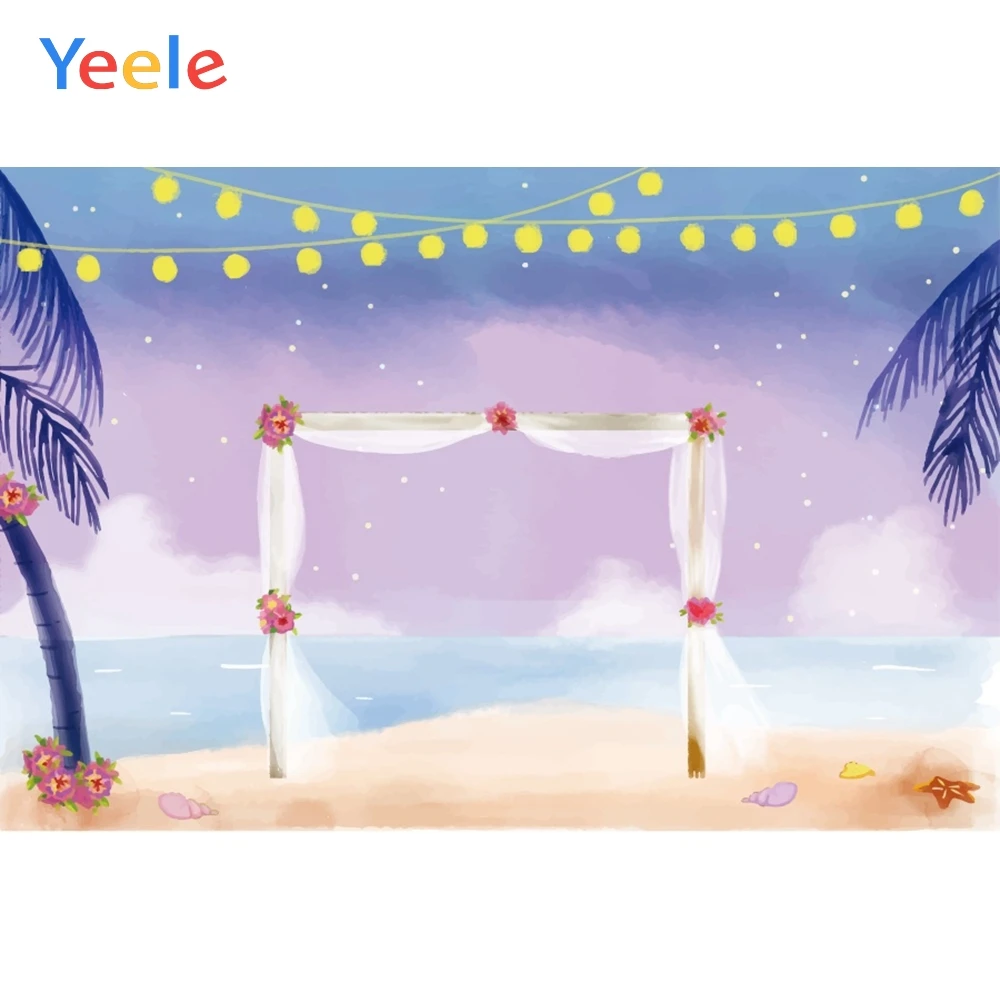 

Yeele Wedding Photocall Party Flower Gauze Romantic Photography Backdrop Personalized Photographic Backgrounds For Photo Studio