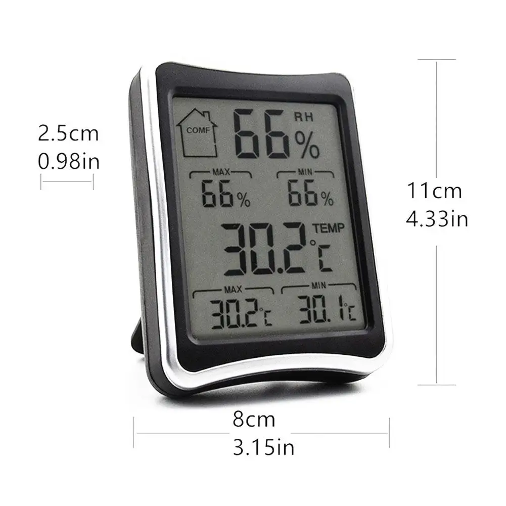

Original ThermoPro TP-50 Digital Hygrometer Indoor Thermometer Humidity Monitor With Temperature Humidity Gauge