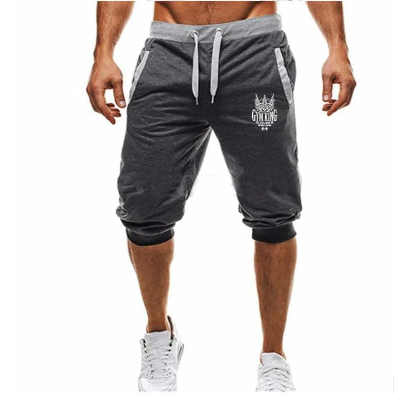 Шорты мужские s бермуды летние мужские шорты для бега Модные мужские брендовые шорты для фитнеса - Цвет: 5  Charcoal gray