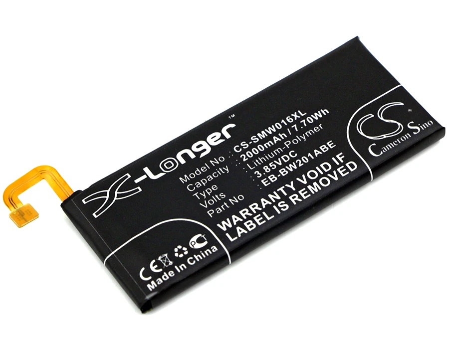 Аккумулятор Cameron Sino 2000 мАч BW201ABE EB для Samsung Golden 3 W2016|2000mah battery|cameron sinobattery 2000mah |