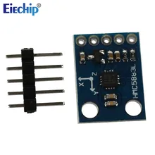 GY-273 3 V-5 V HMC5883L тройной оси Компас магнитометр Сенсор модуль для Arduino трехосный модуль магнитного поля