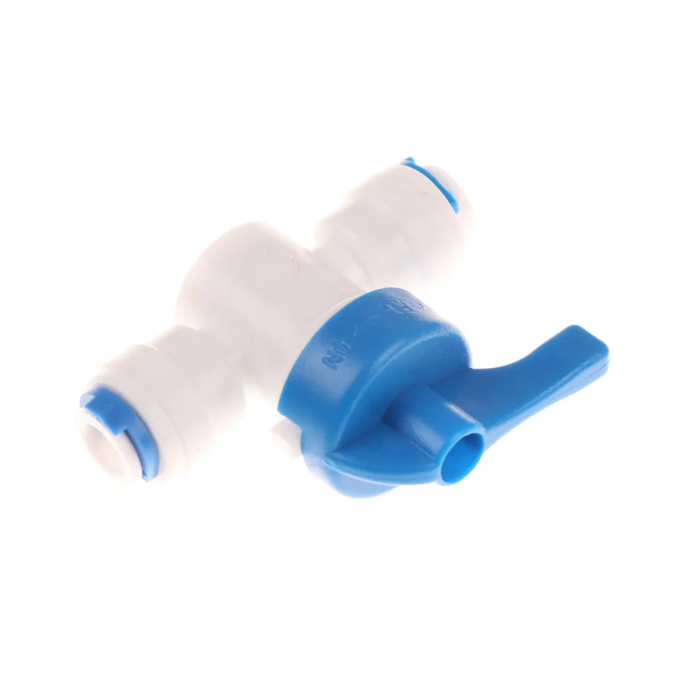 

1/4'' Inline Ball Valve RO Water Reverse Osmosis Ball Valve Switch Quick Connect Shut off