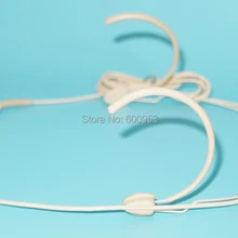 Профессиональная гарнитура Головной микрофон для аудиотехника Беспроводной Системы аналогов 4 Pin бежевый разъем AT-A004